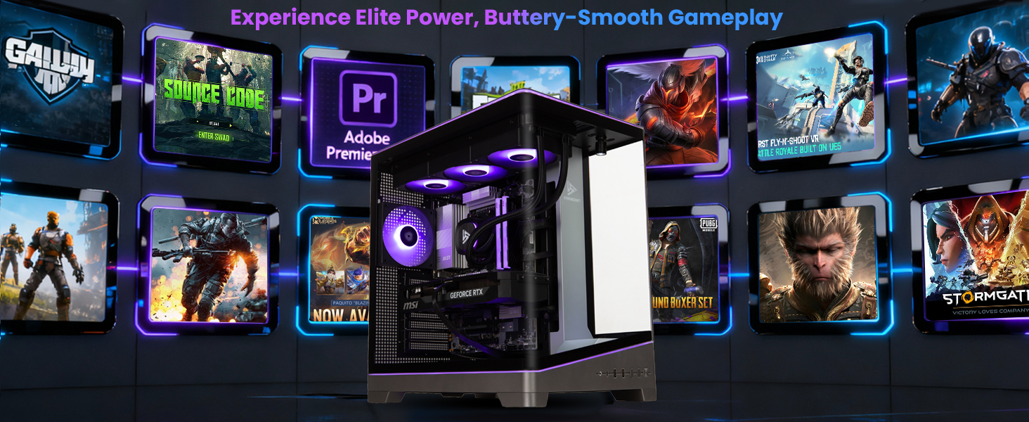 Stormcraft VA980XDCB-97BN1 VALKYRIE Gaming Desktop PC 