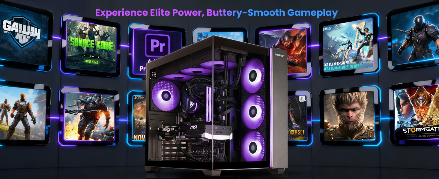 Stormcraft FA980XDCB-97BN1 Falcon Gaming Desktop PC