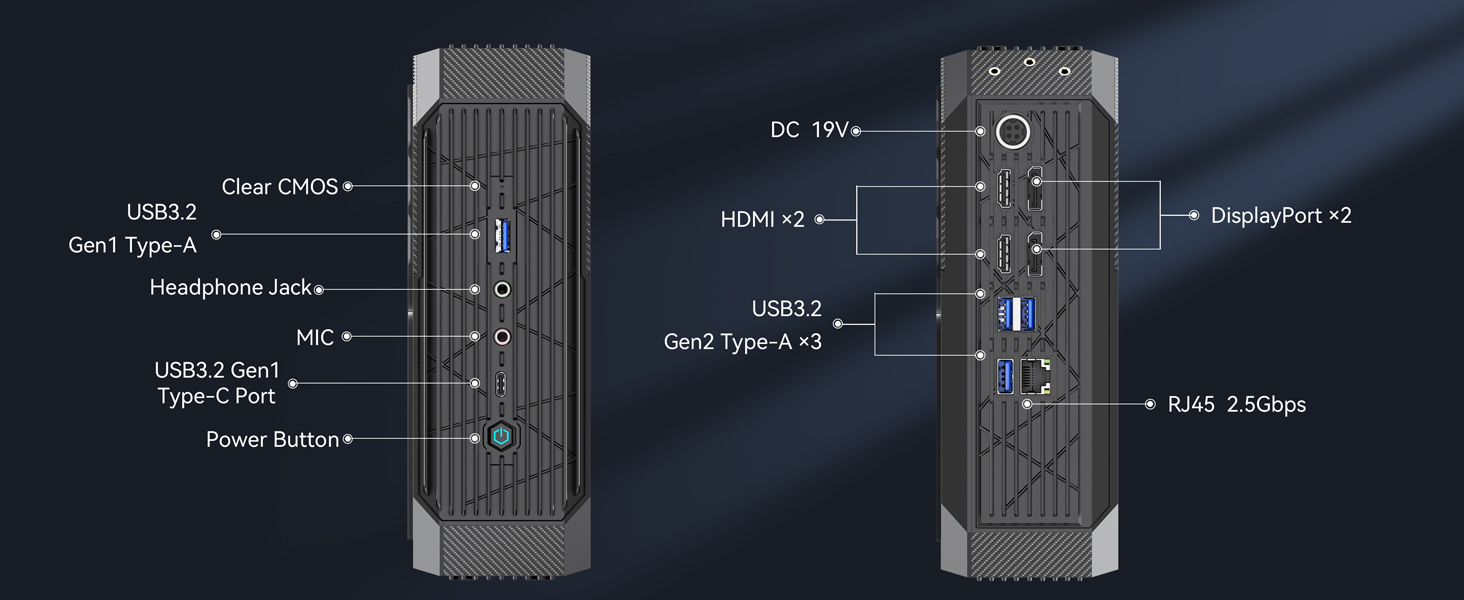 Montage d'un mini-PC MINISFORUM NEPTUNE HX80G - PERON SOLUTIONS IT