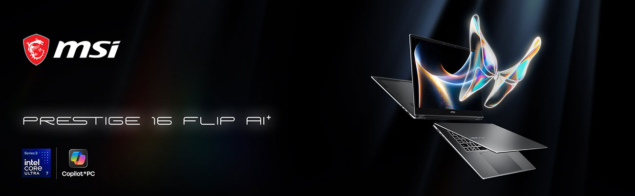 MSI Prestige 16 Flip AI+ C3M Touchscreen Laptop