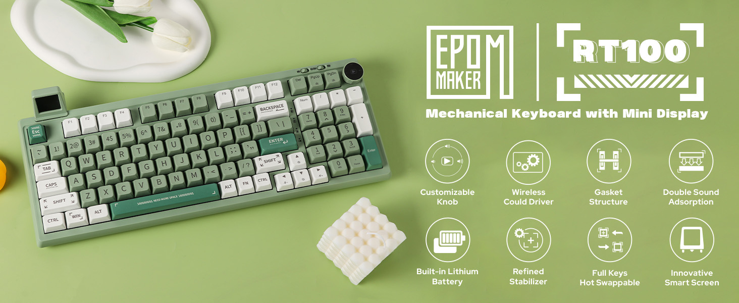 rt100 wireless gaming keyboard