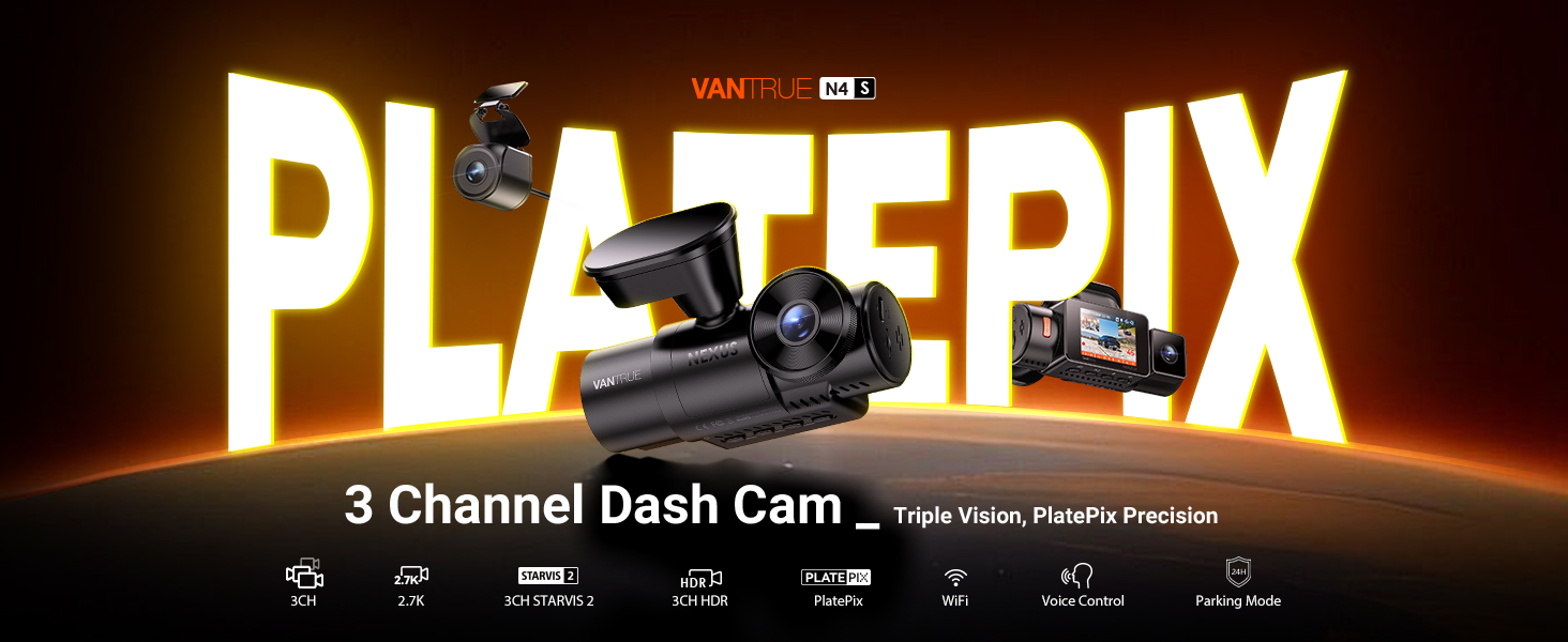 3 channel dash cam