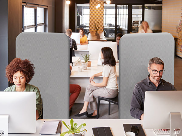 standing divider steel shared workspace