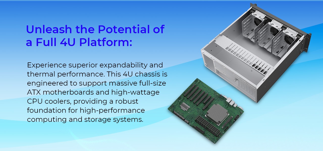 Rosewill RSV-R4012 4U Rackmount Server Chassis