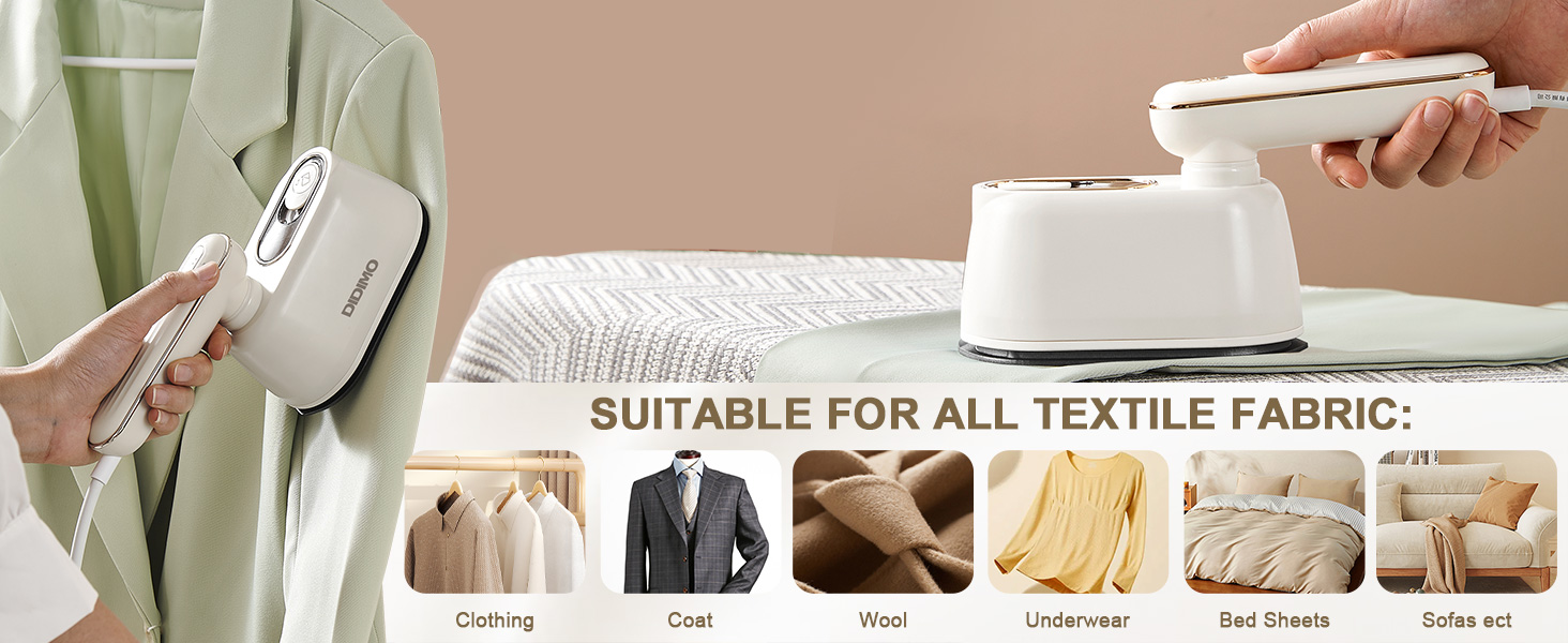 Suitable for all textile fabrics