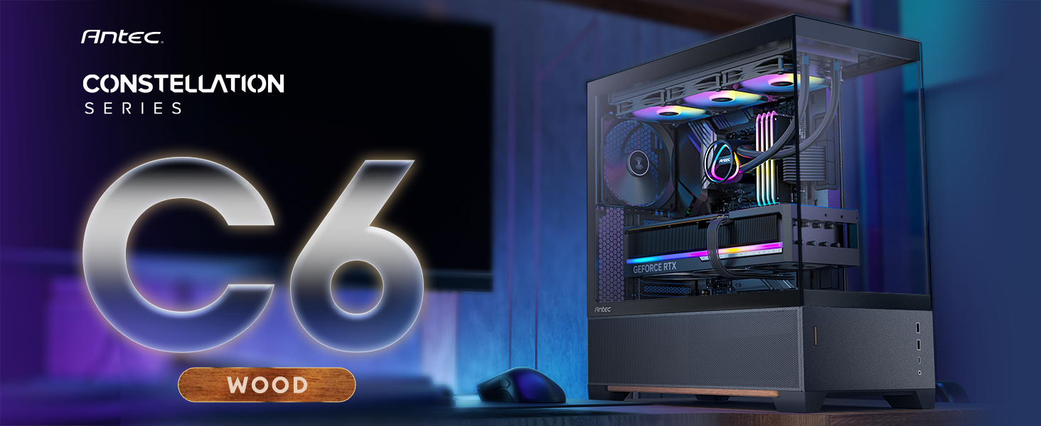 Antec C6 Wood Mid-Tower Case