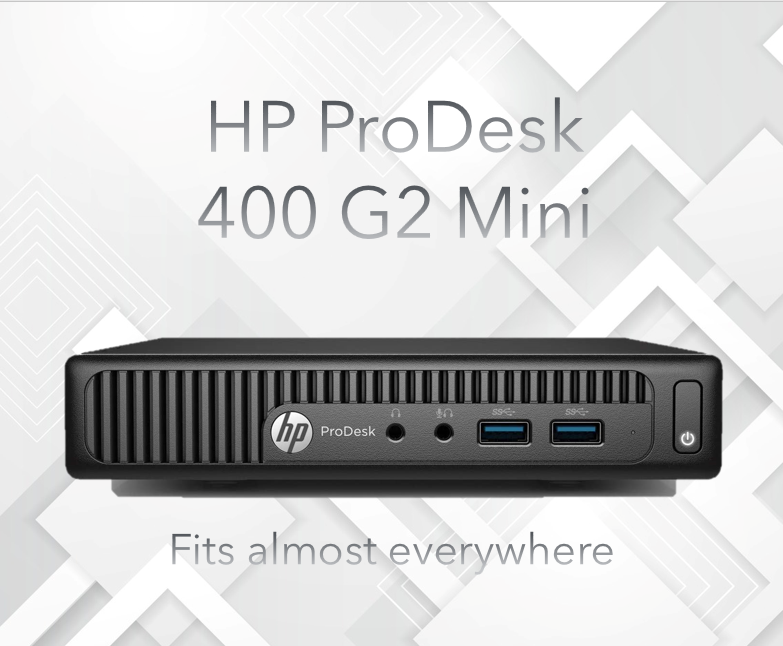 Refurbished: HP ProDesk 400 G2 Mini Desktop PC, Intel Core i3