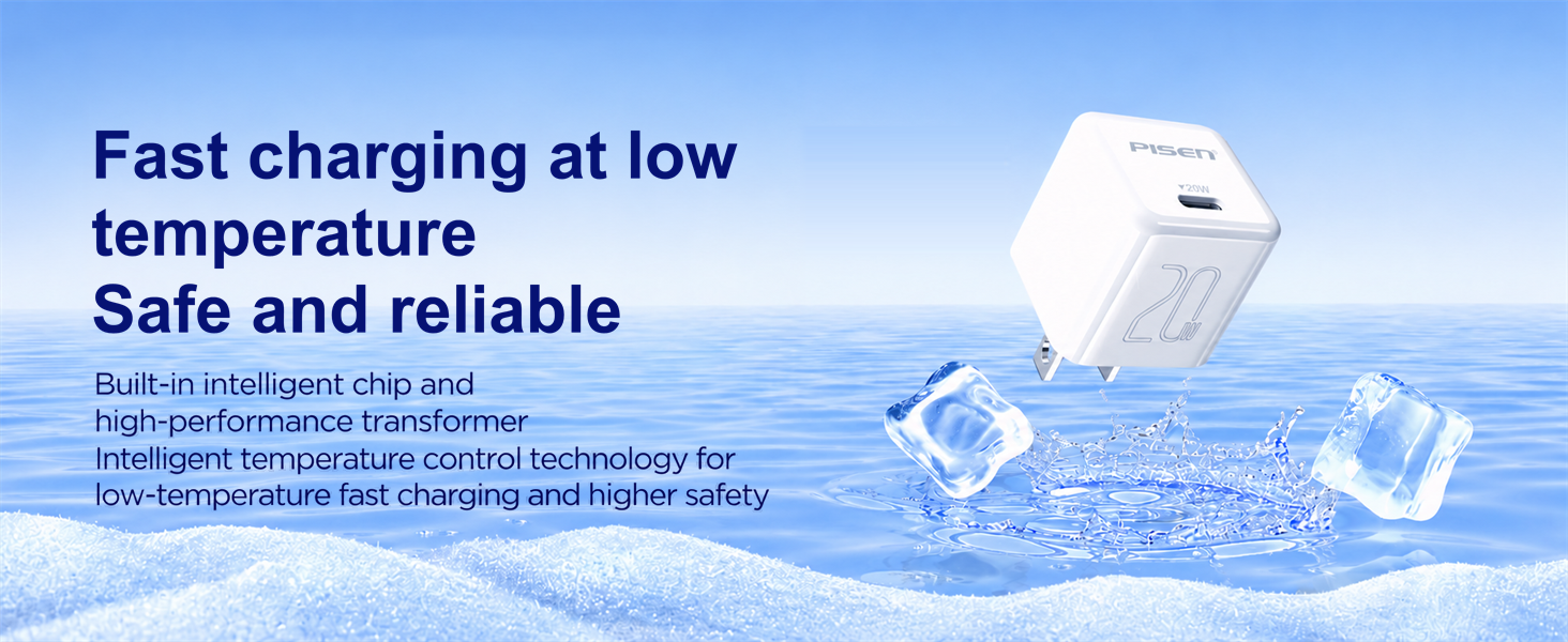 Fast charging at low temperature. Safe and reliable