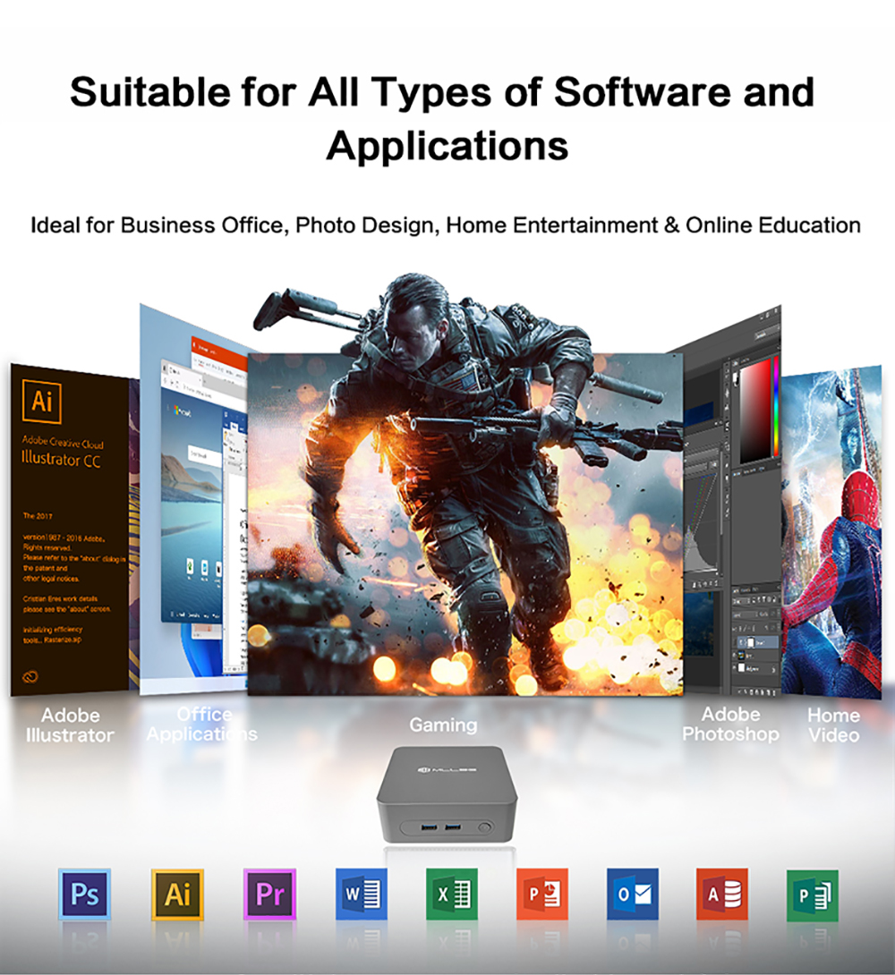 MLLSE G3 Mini PC Windows 11 Pro Mini Desktop Computer with Intel Alder ...