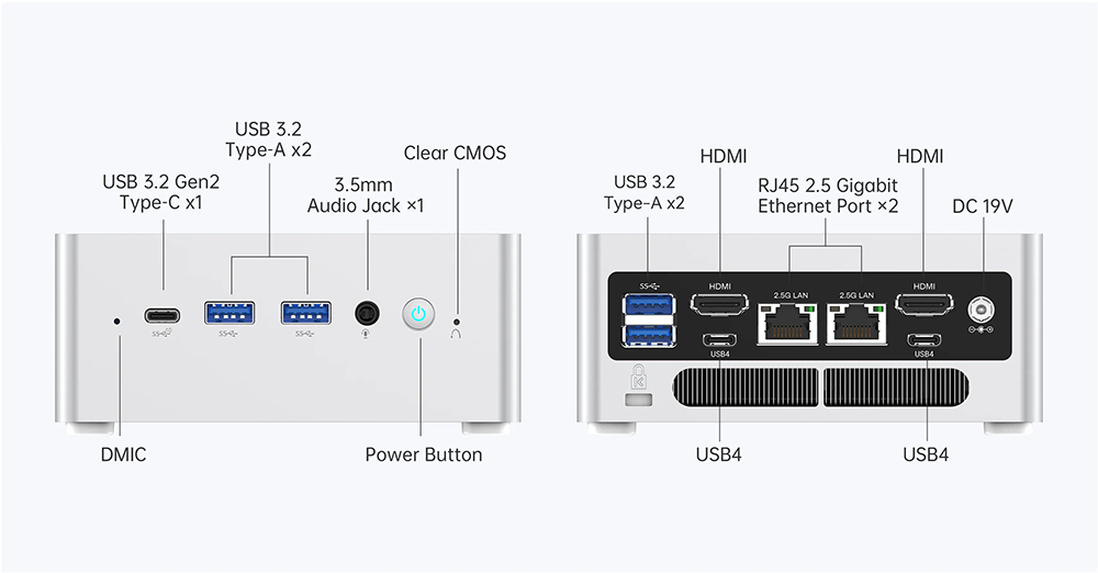 MINISFORUM Venus Series NPB5 Mini PC Intel 13th Gen Core i5-13500H