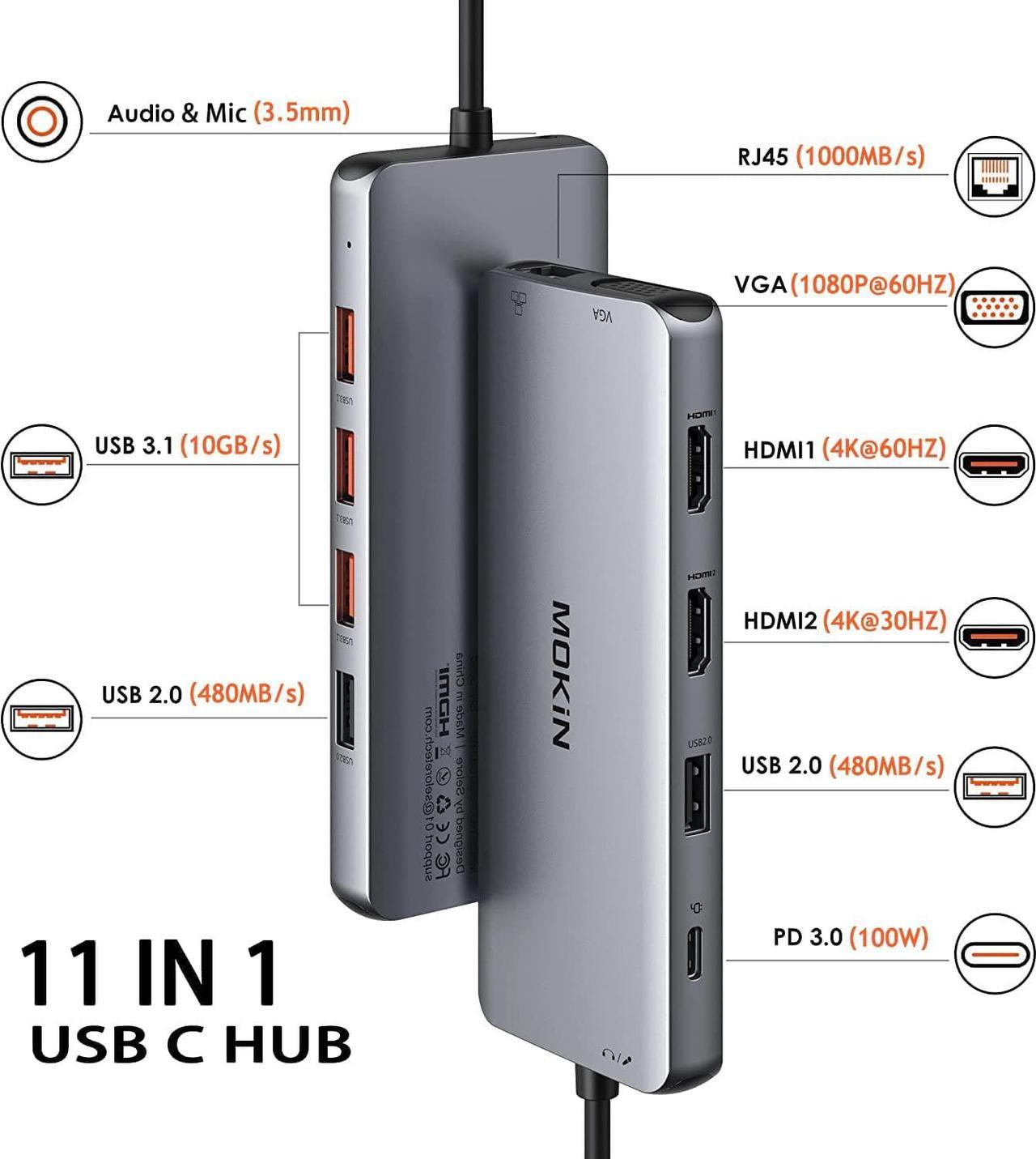 11 IN 1 USB-C HUB