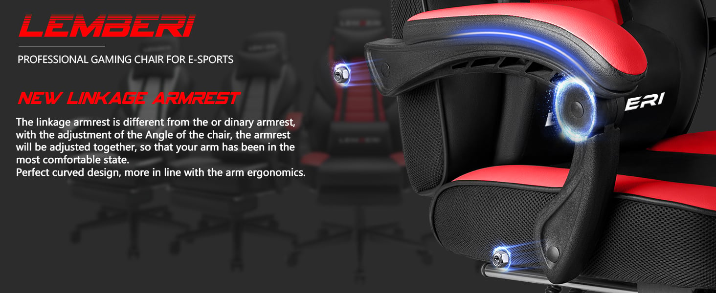 gaming chair with armrest