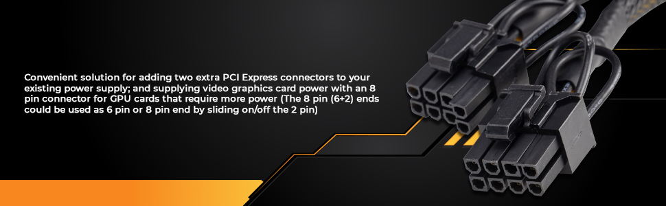 Splitter Power Extension Cable