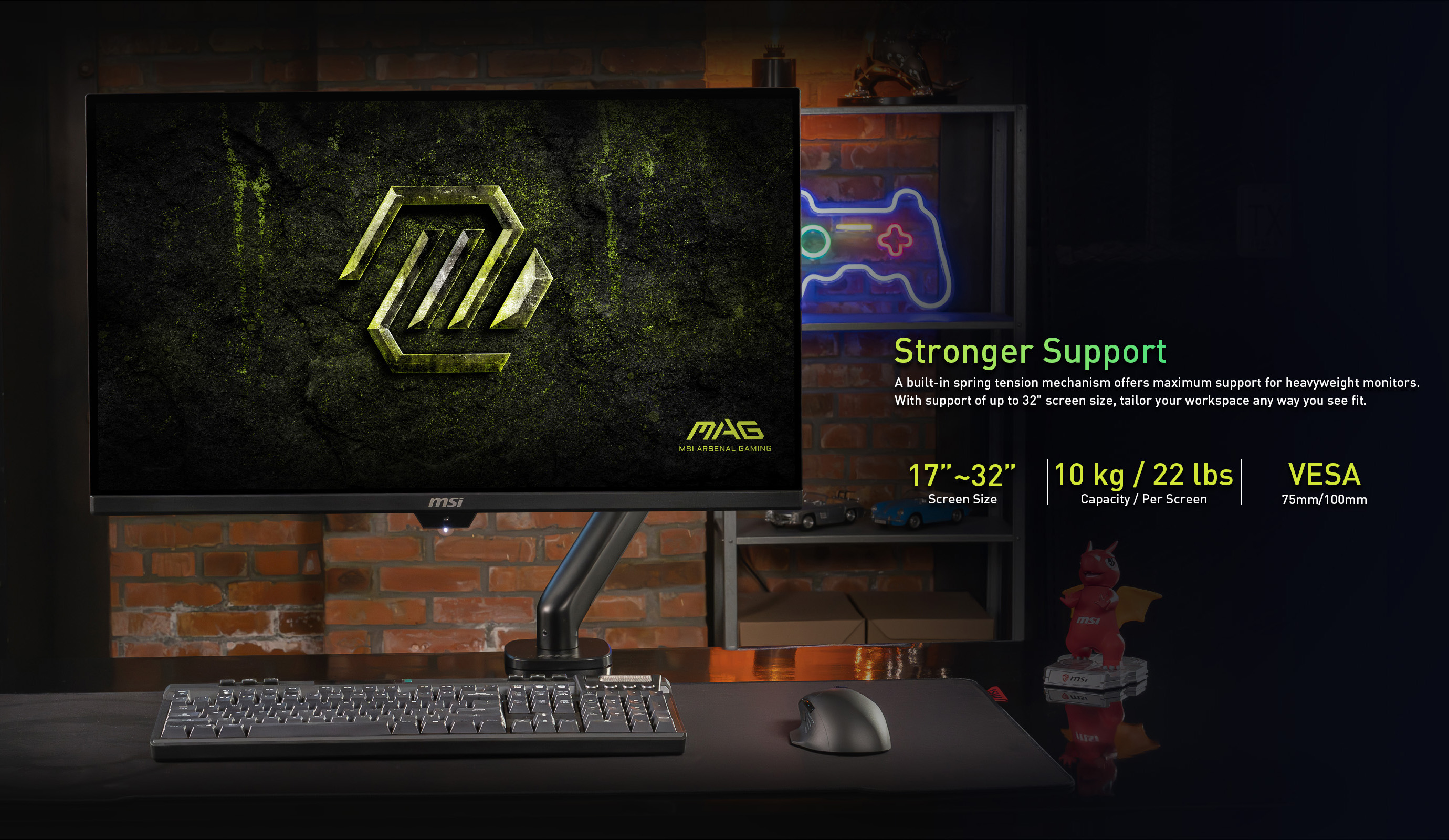 MSI MAG MT101 Supportive