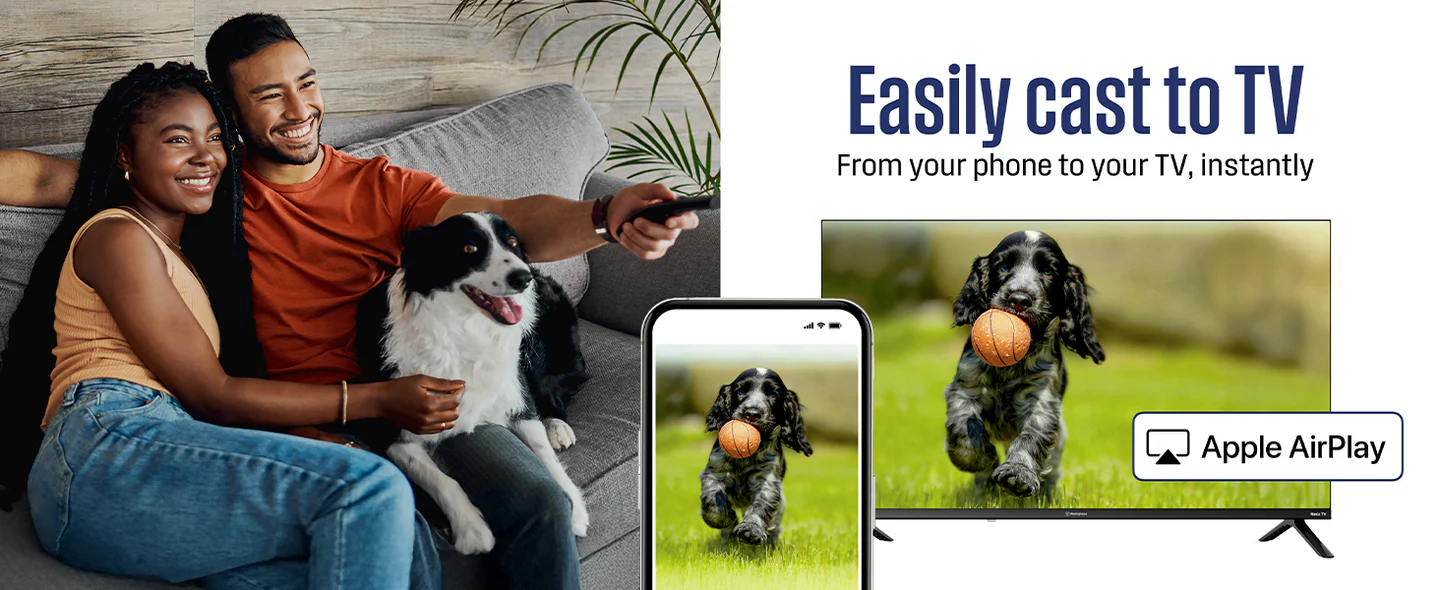 Westinghouse Smart Roku TV, HD QLED, Dolby Digital+, Wi-Fi, Bluetooth, AirPlay, Alexa & Google Assistant