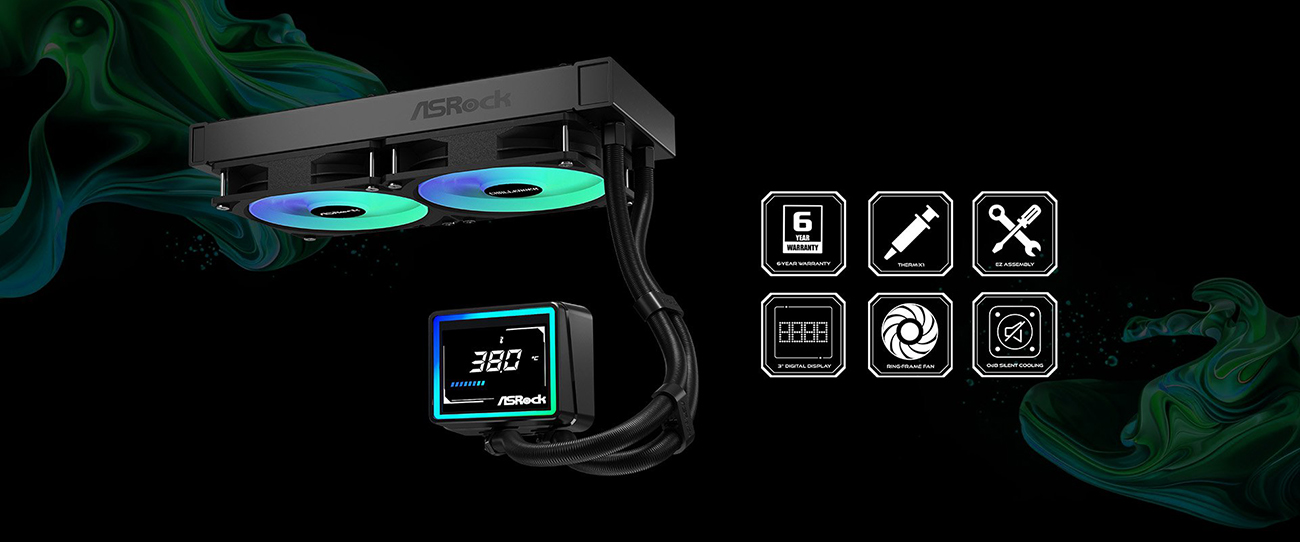 ASRock Challenger 240 Digital AIO Liquid Cooler