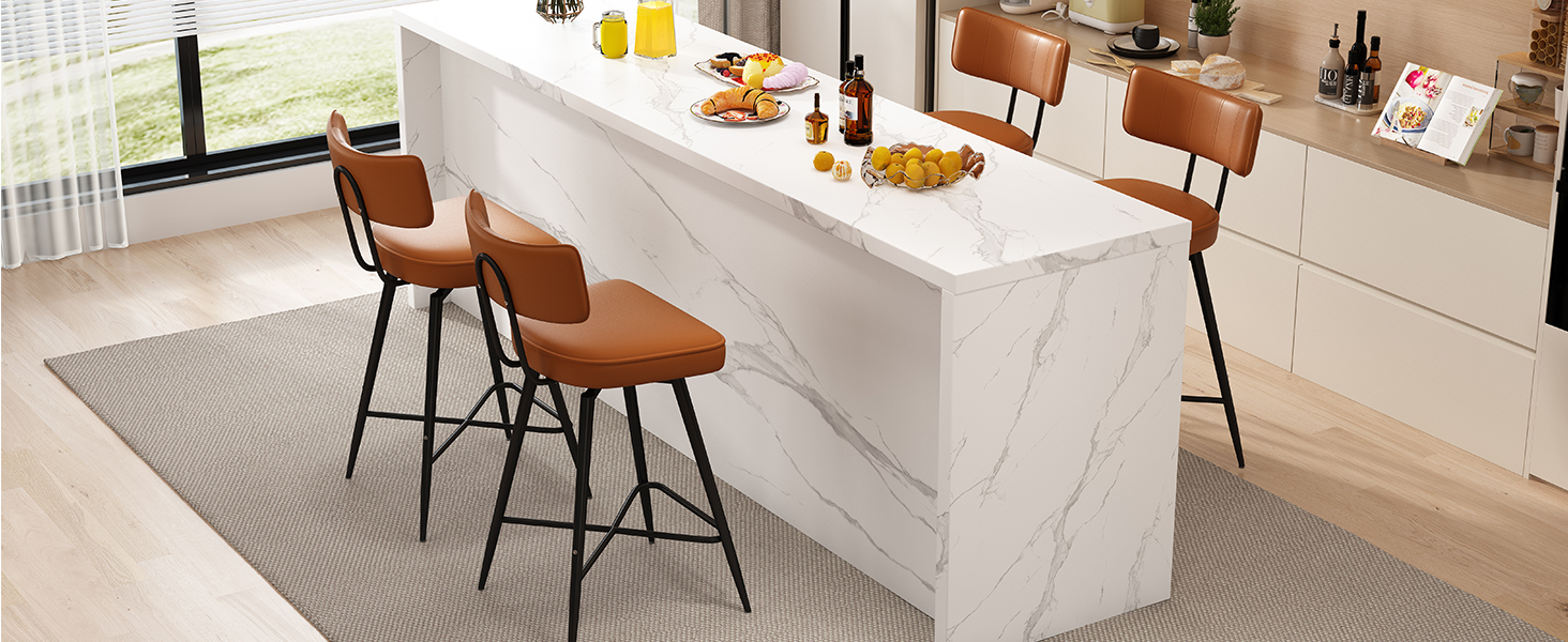 Metal Frame Bar Chairs