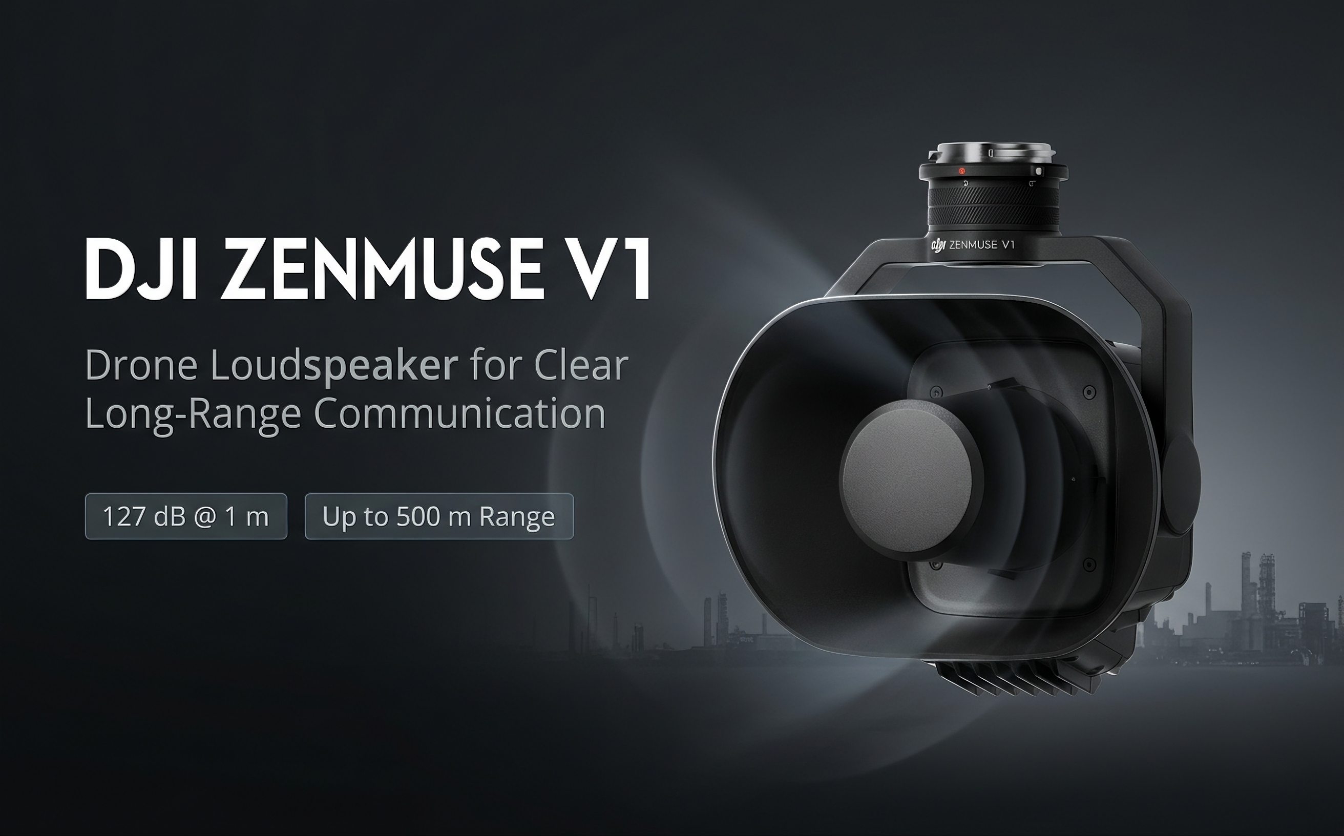 DJI Zenmuse V1 Public Address System