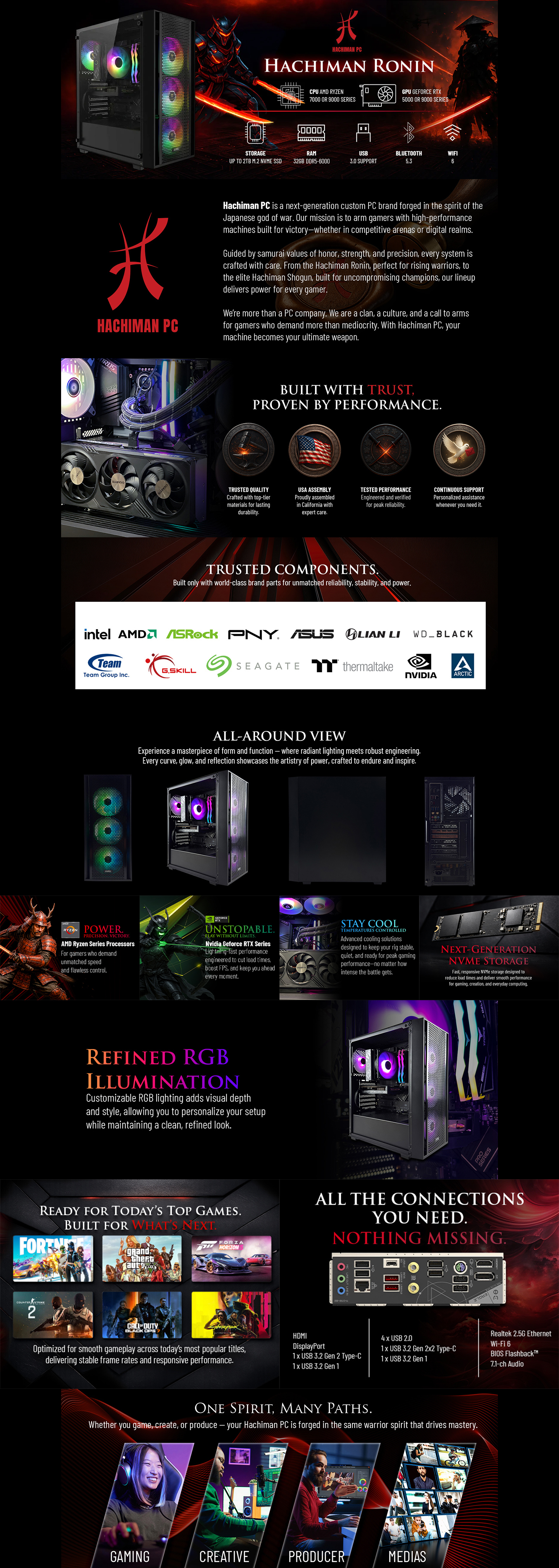Hachiman Ronin Desktop Gaming PC