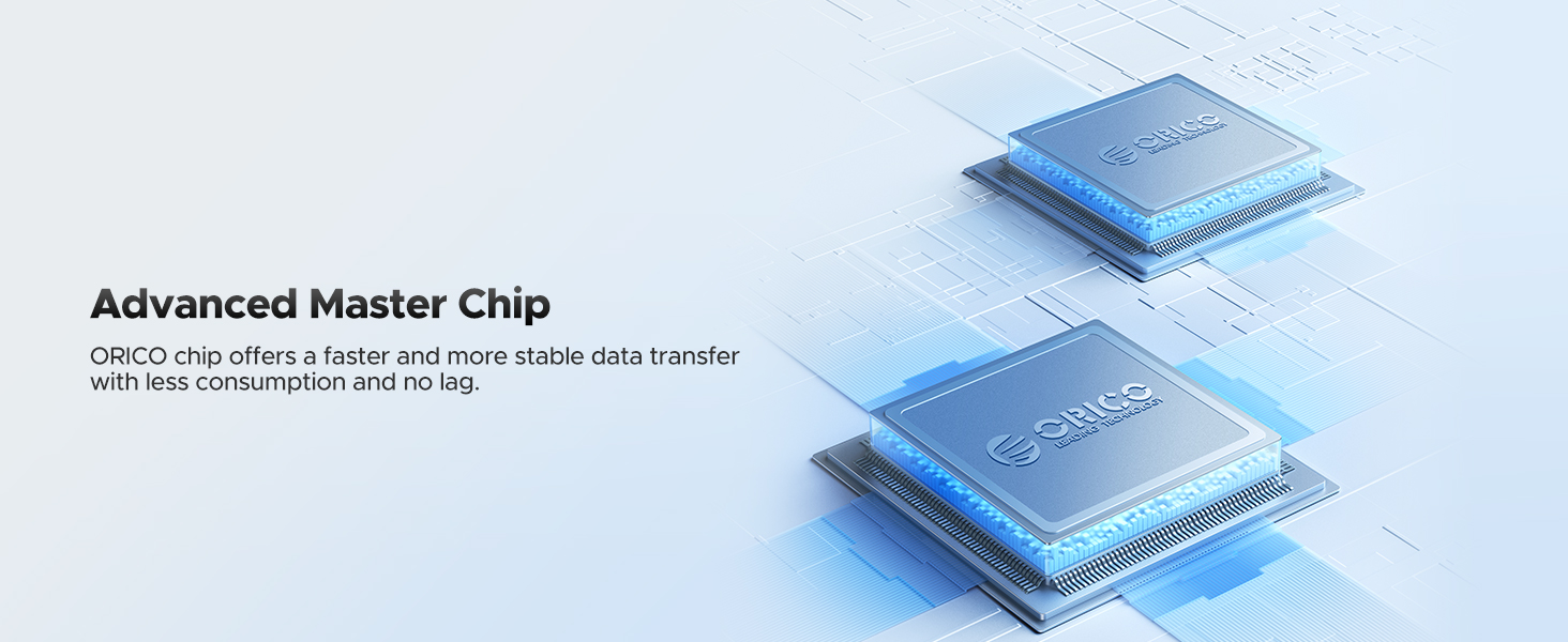 ORICO Aluminium 40Gbps M.2 NVMe SSD Enclosure with Cooling Fan, External SSD Enclosure M.2 SSD Case,