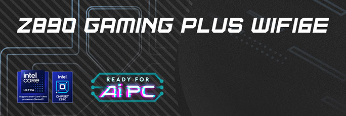 MSI Z890 GAMING PLUS WIFI6E Motherboard