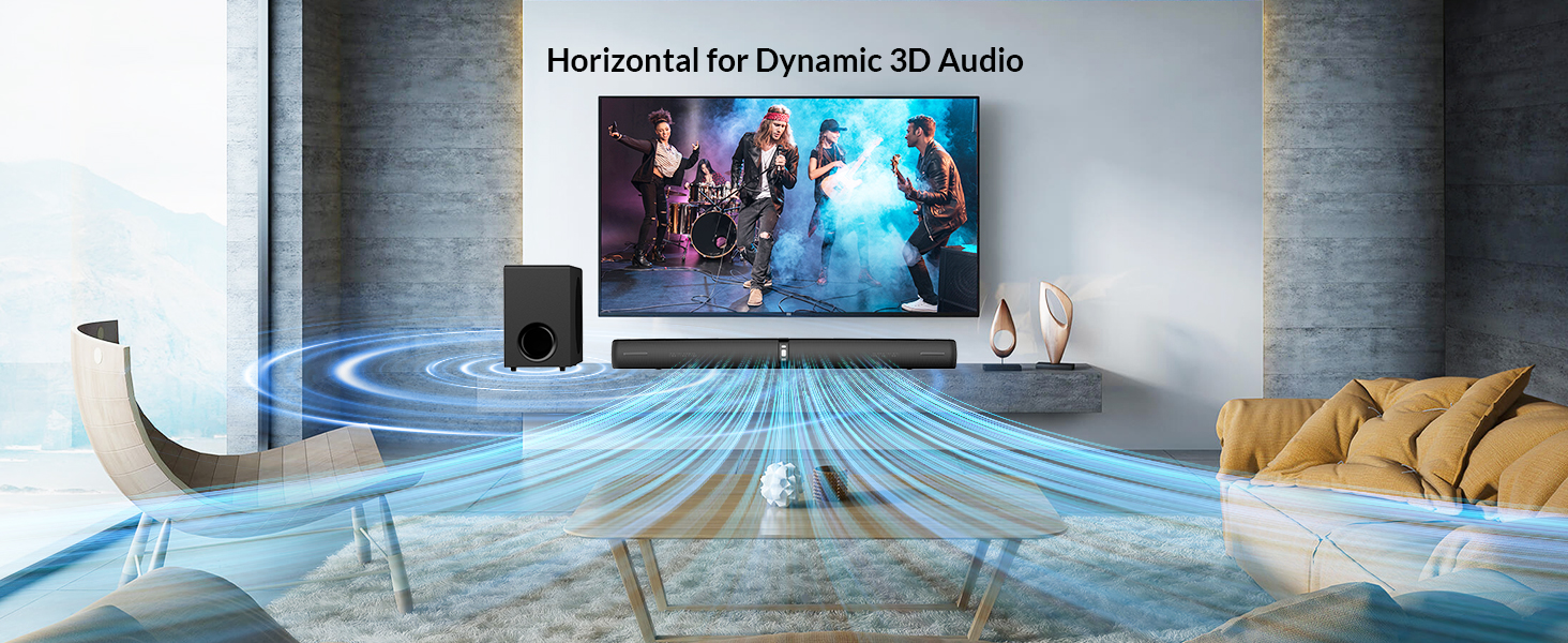 Assistrust KY-2023 Sound Bar with Subwoofer