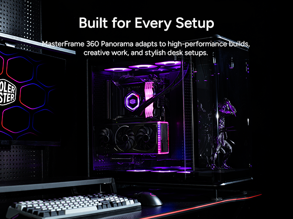 Cooler Master MasterFrame 360 Panorama ATX Mid-Tower PC Case