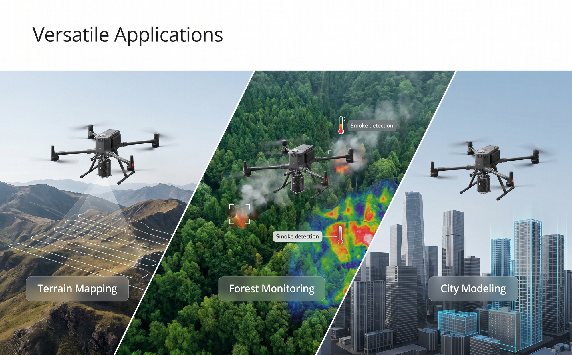 Details of the DJI M400 Drone Thrower