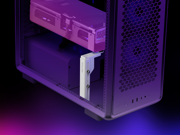 Cooler Master MasterFrame 600 Silver ATX Mid-Tower PC Case