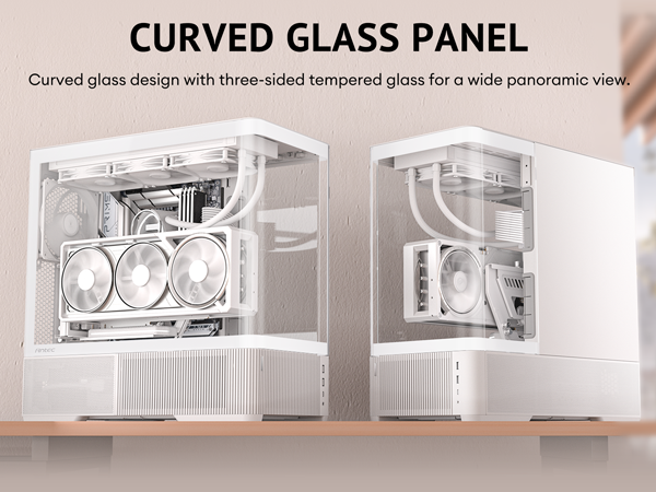  Antec C6 Curve Air White Mid-Tower Case