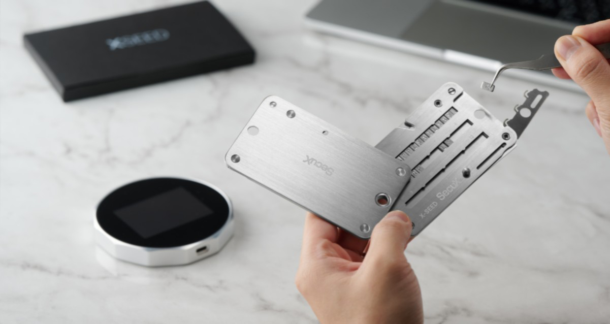 SecuX XSEED PRO Indestructible Crypto Wallet Seed Steel Storage