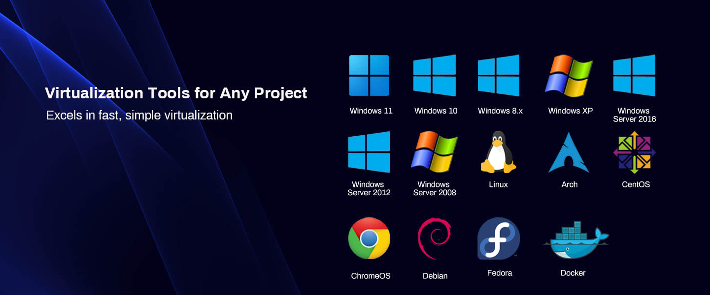 virtualization tools for any project