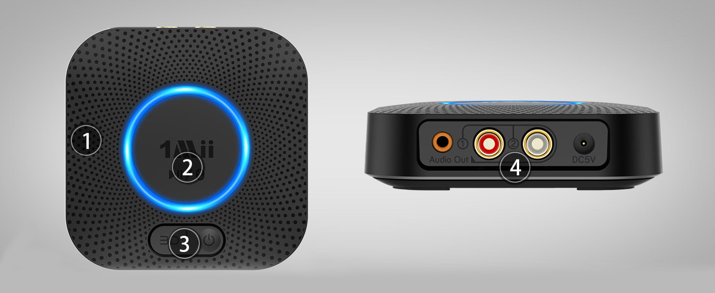 1Mii B06+ Bluetooth Receiver