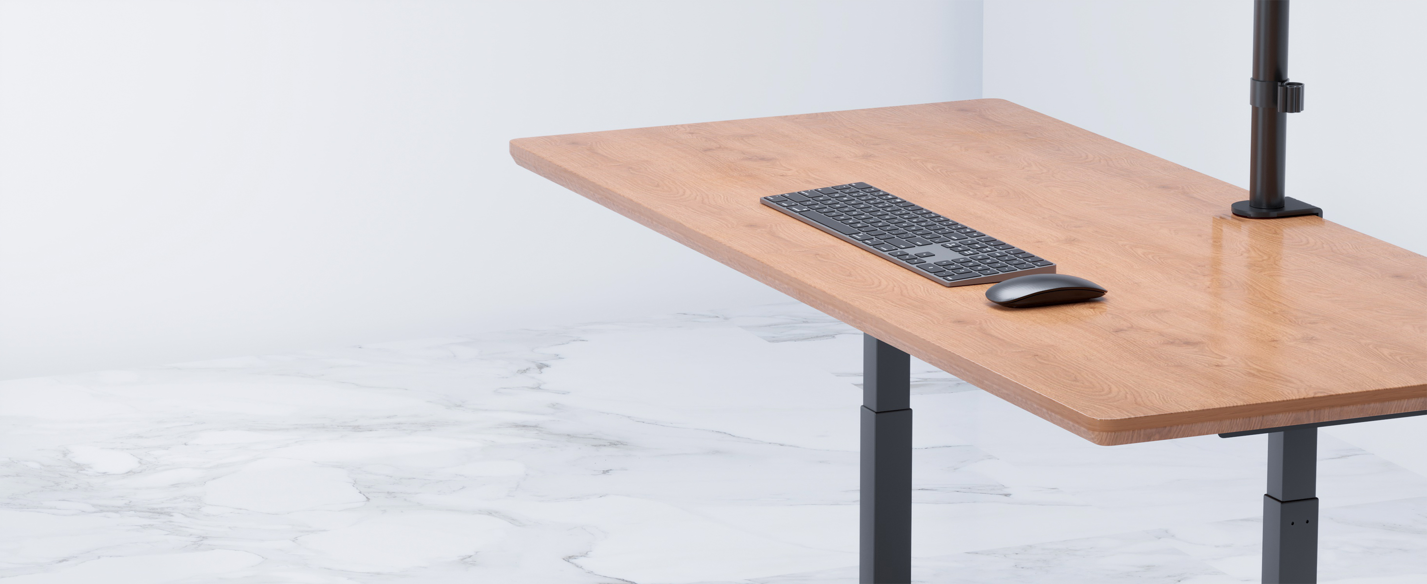 The unique installation location helps you regain valuable office space.