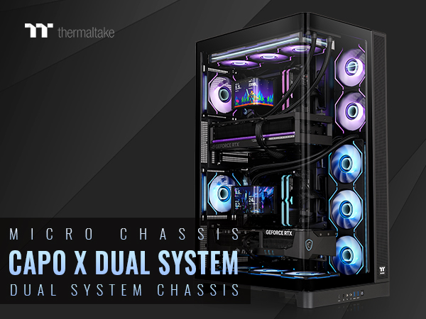 Thermaltake CAPO X Dual System Chassis