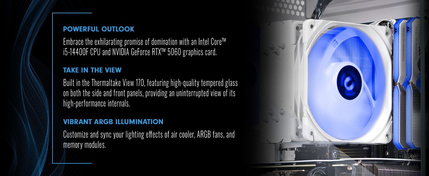 Thermaltake NE i1460S-V170S Gaming Desktop PC