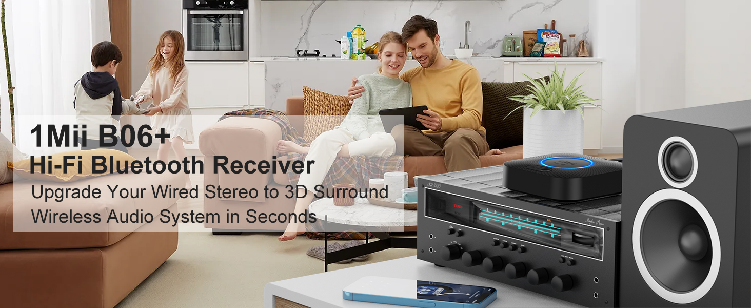 1Mii B06+ Bluetooth Receiver