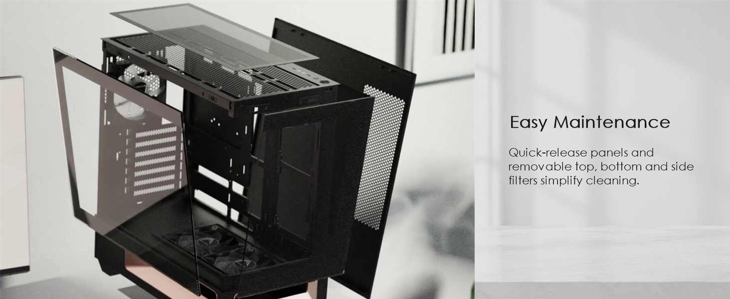Formula V Line Crystal Z3 Plus White Mid-Tower ATX PC Case