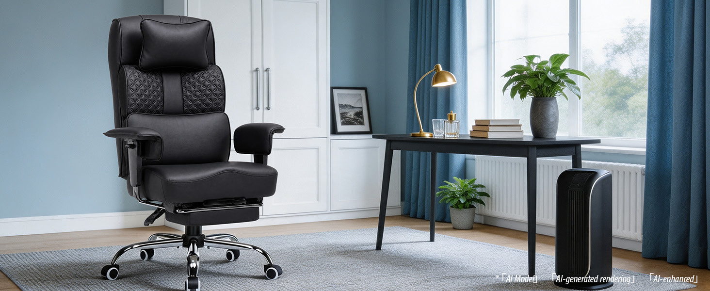 GTPLAYER Big and Tall Office Chair
