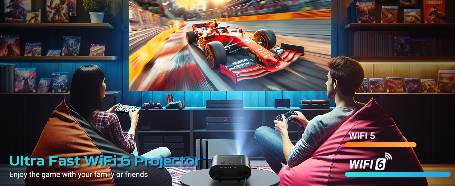 GooDee 4K UHD Smart Projector