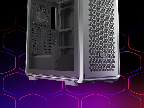Cooler Master MasterFrame 600 Silver ATX Mid-Tower PC Case