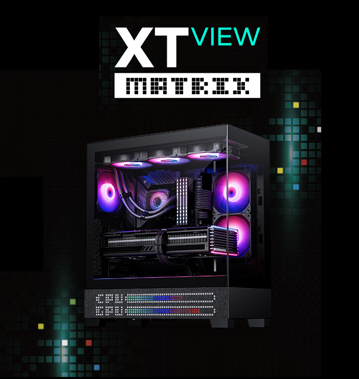 Phanteks XT View Matrix Mid-Tower ATX Gaming PC Case