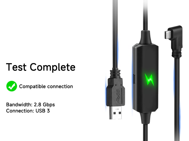 no delay Super High Standard The Quest 3 connection bandwidth is stable at 2.1 Gbps-2.8 Gbps, allowi