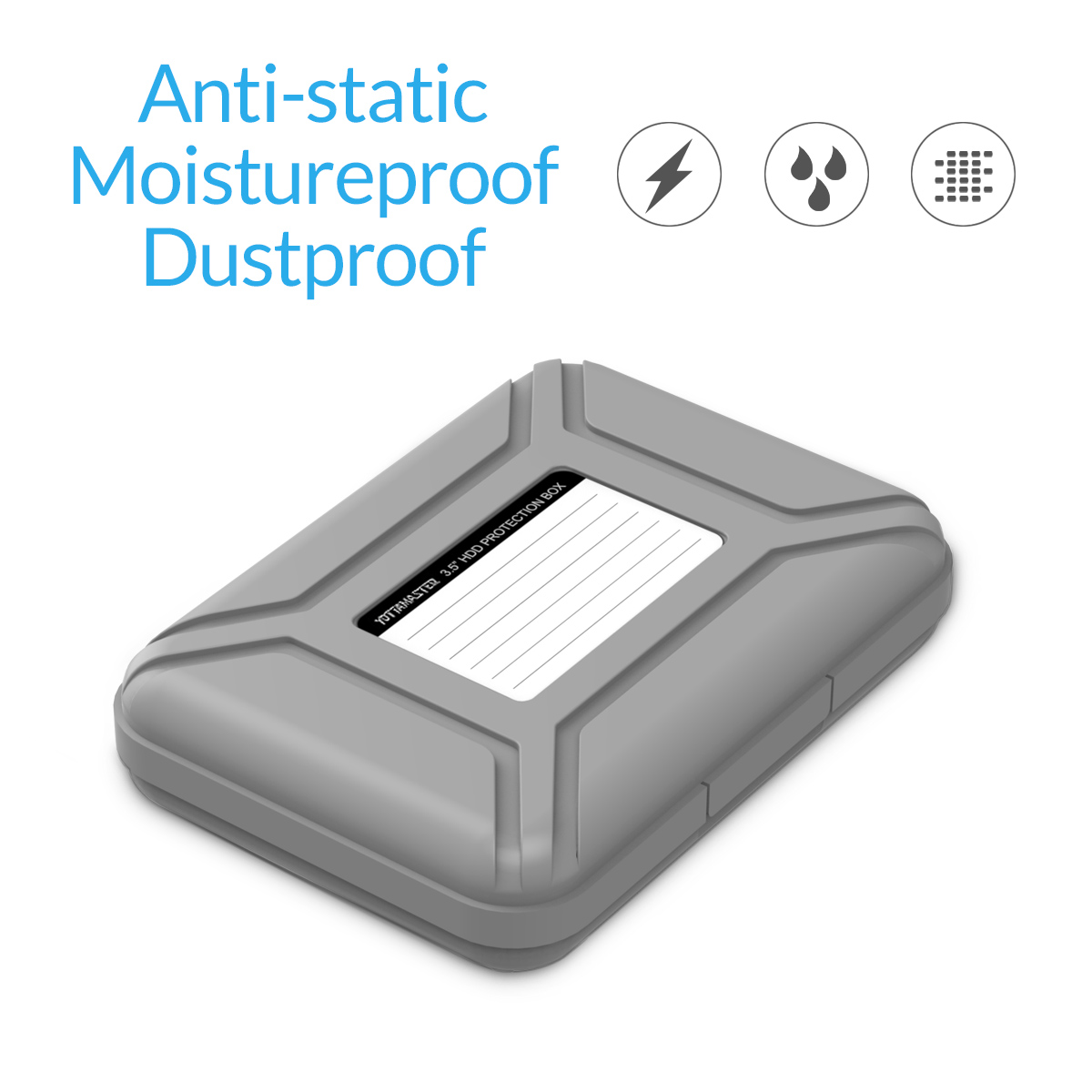 Secure hard drive case for your hard drive