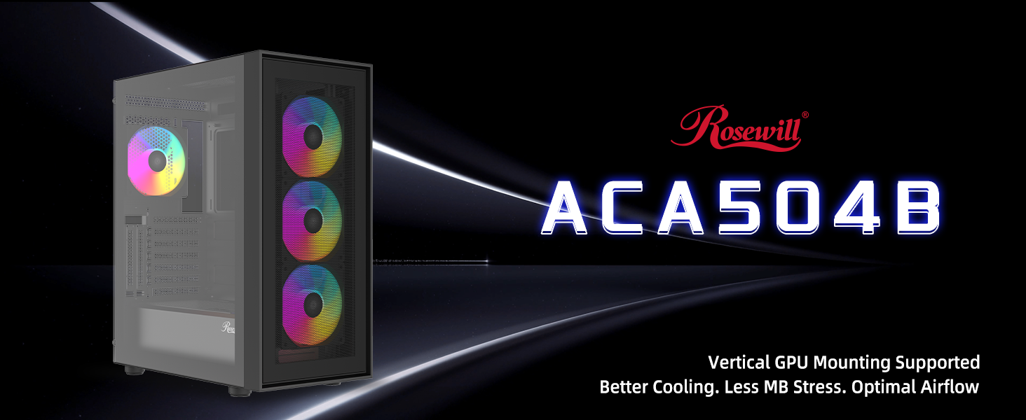 Hero Image of Rosewill ACA504B Gaming Case