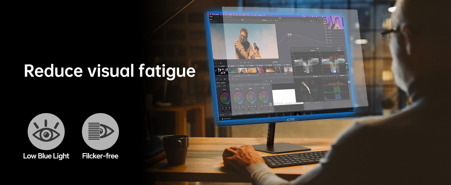 Reduce visual fatigue