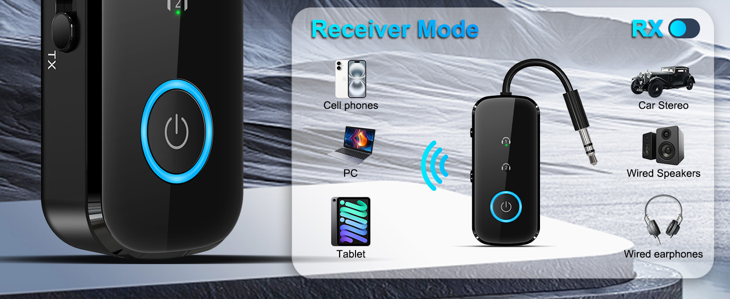 LAICOMEIN B110 Ultra Pro Bluetooth Transmitter Receiver