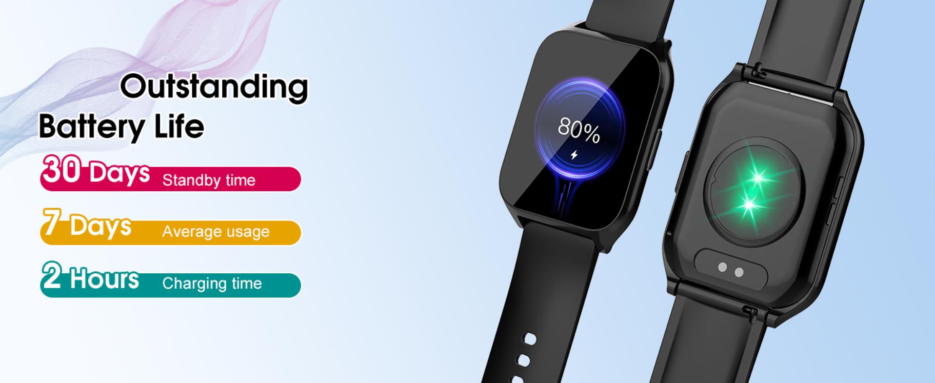 Smart Watch, 1.85"HD Smartwatches (Answer/Make Calls), 100+ Sport Modes with Fitness Tracker
