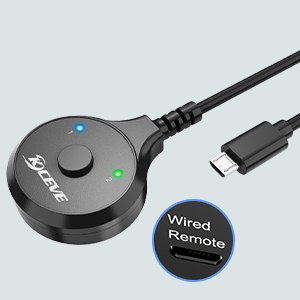 Support 2 switching ways Physical button control. Wired control, we upgraded the wired control, it's