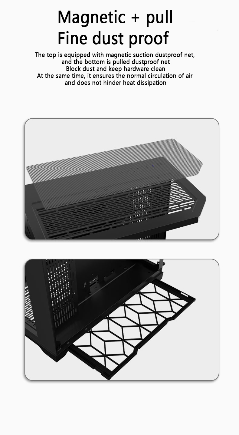 Magnetic + pull Fine dust proof